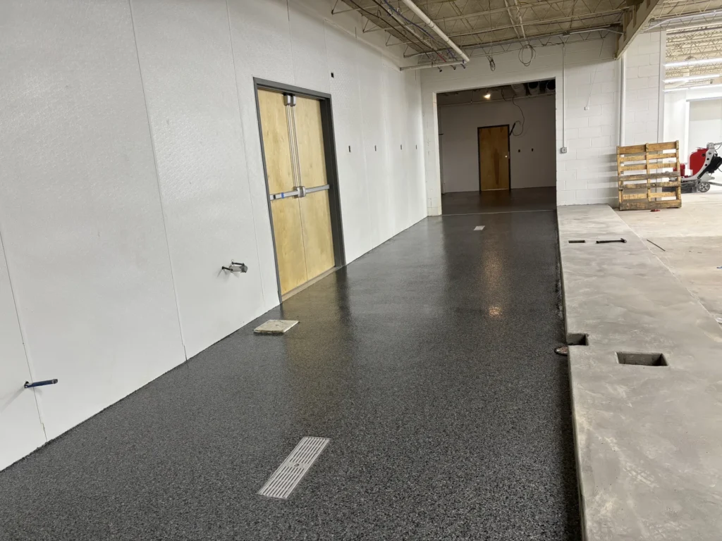epoxy-flake-floor-commercial-corridor