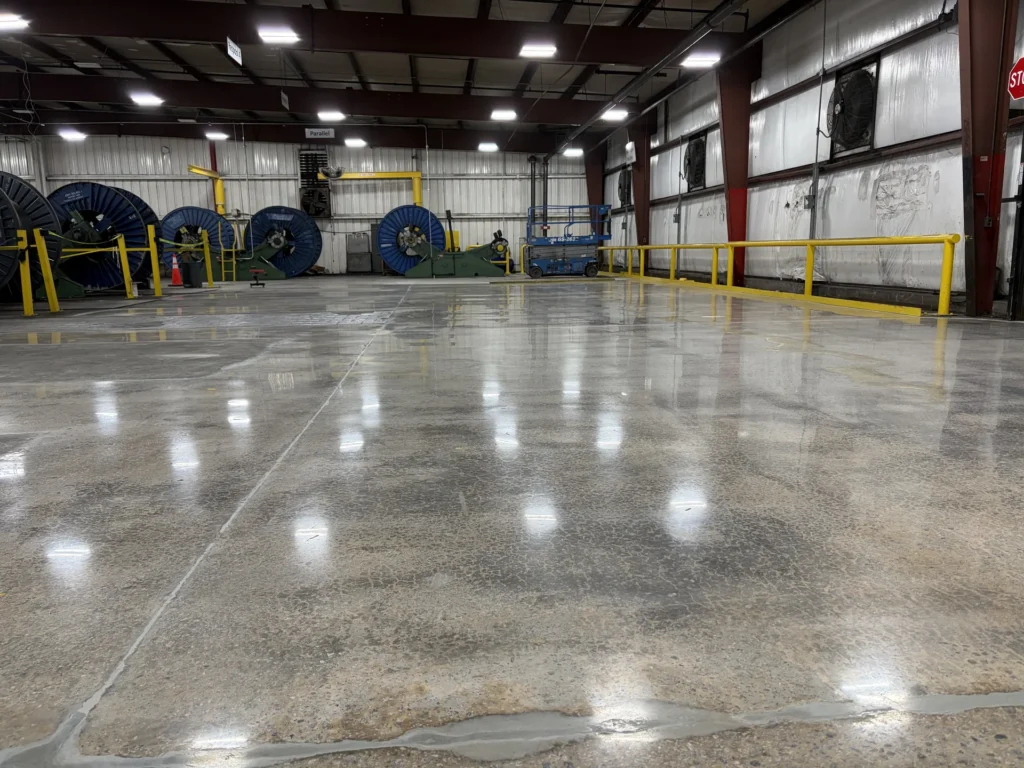 industrial-polished-concrete-cable-reel-floor